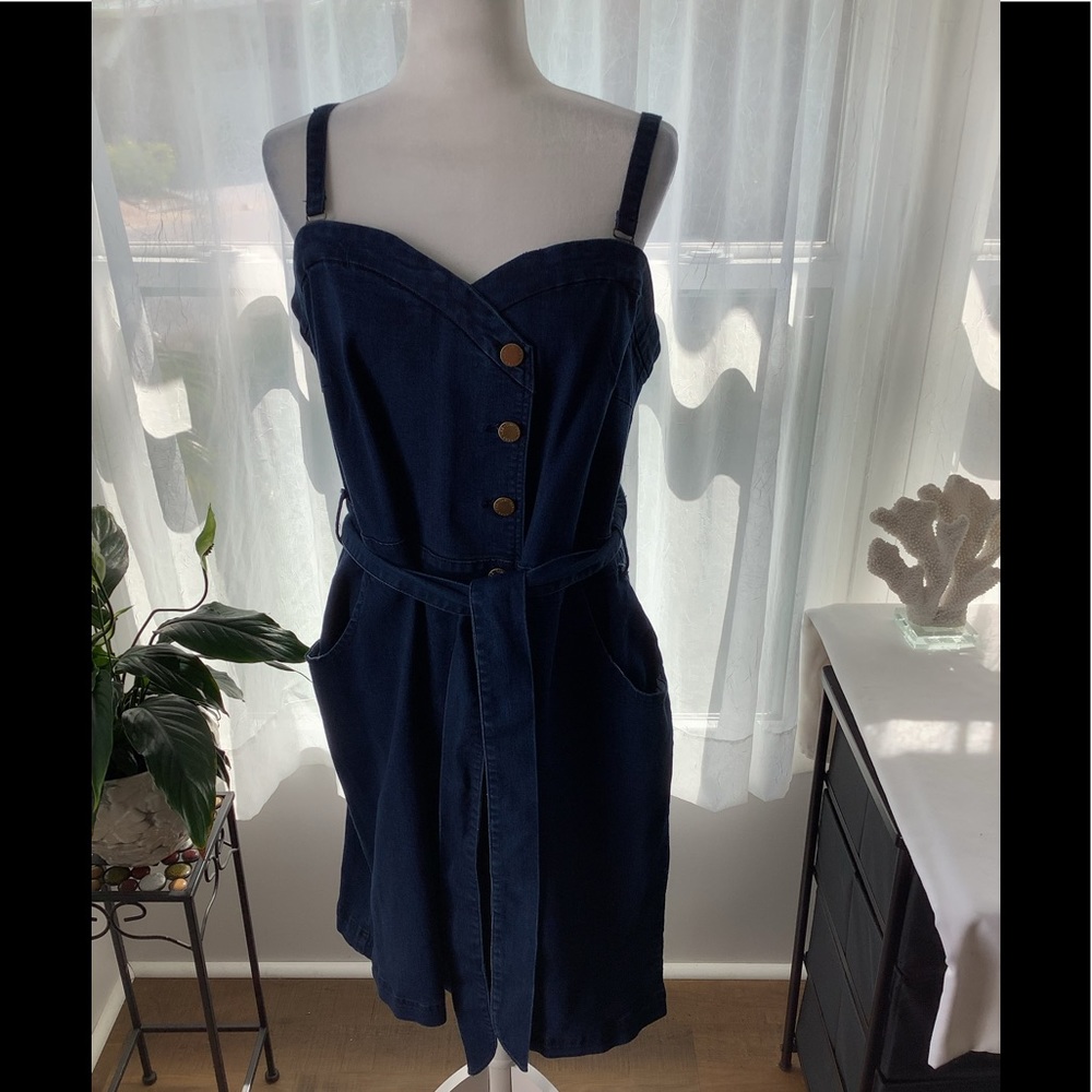 City Chic denim sundress
